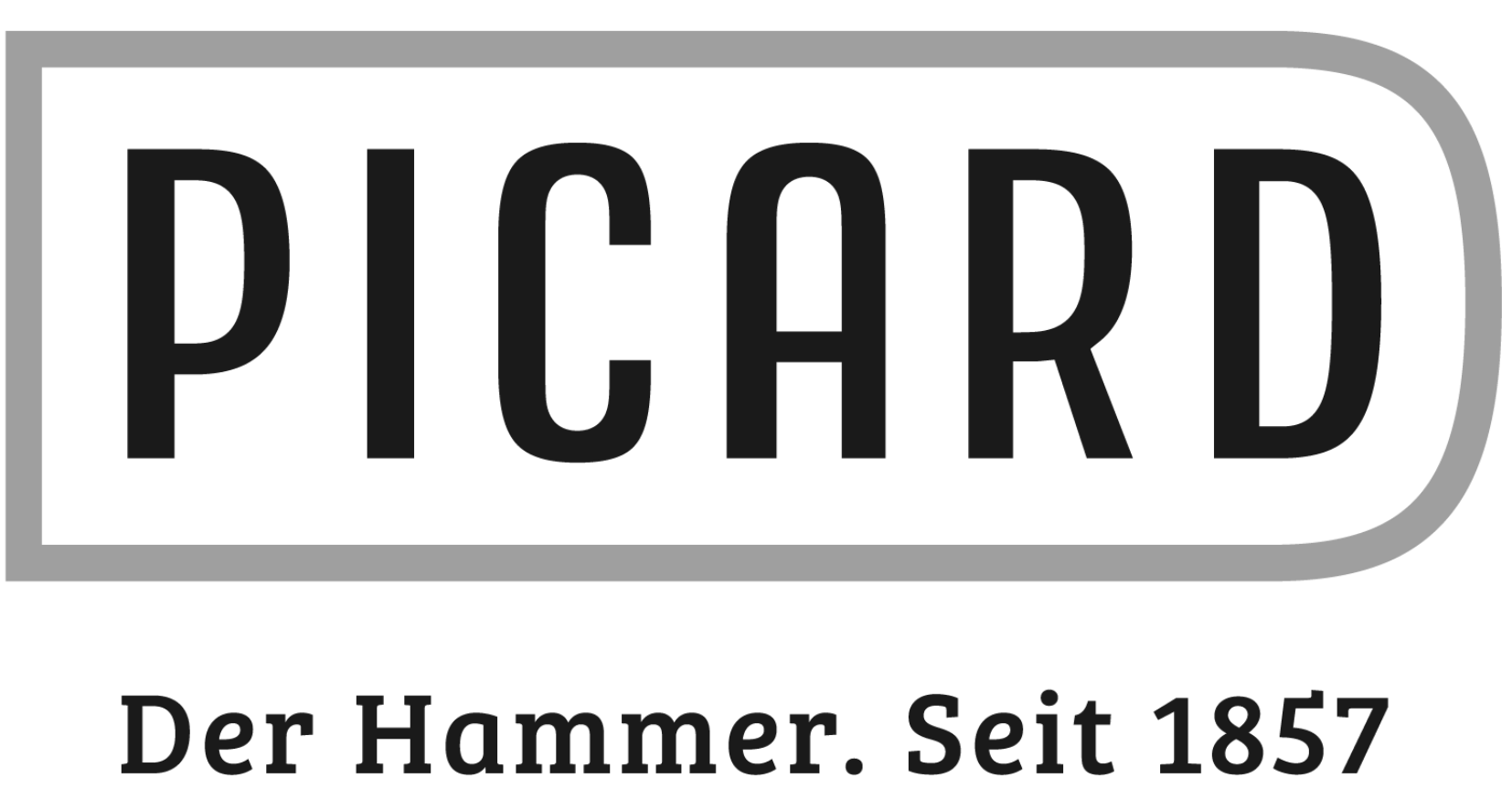 Picard Logo in Grau